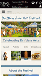 Mobile Screenshot of driftlessareaartfestival.com